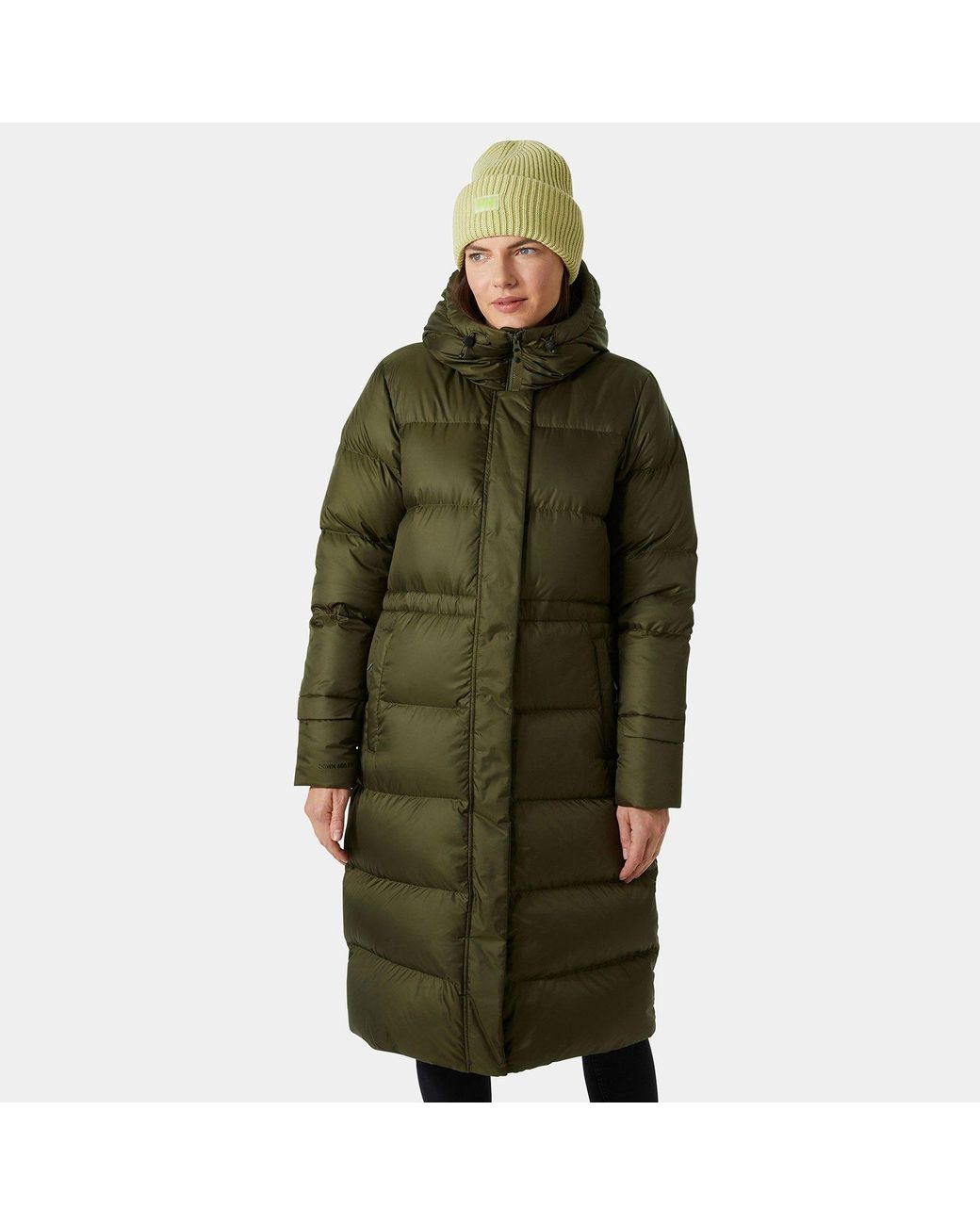 Helly Hansen Green Essence Long Down Coat