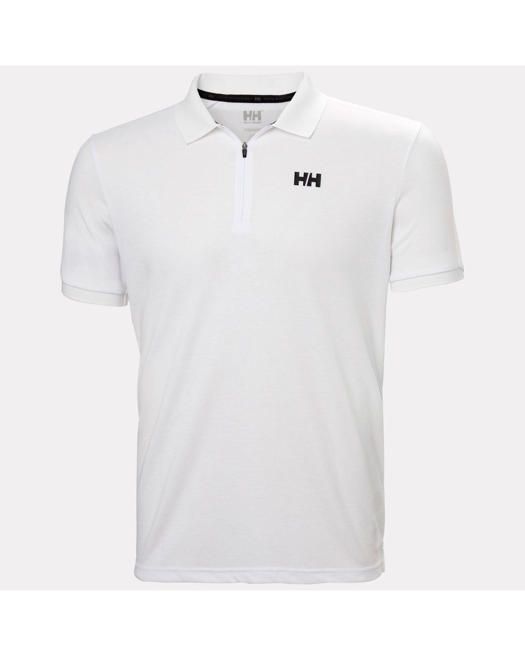 Helly Hansen White Hp Half-Zip Polo for men
