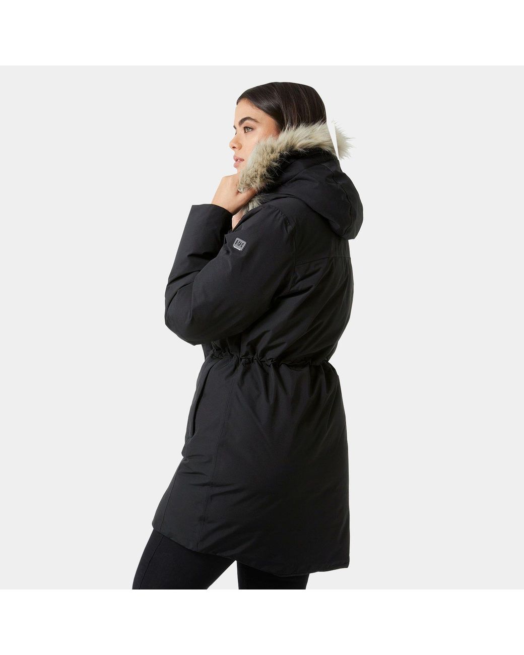Helly Hansen Black Senja Insulated Winter Parka