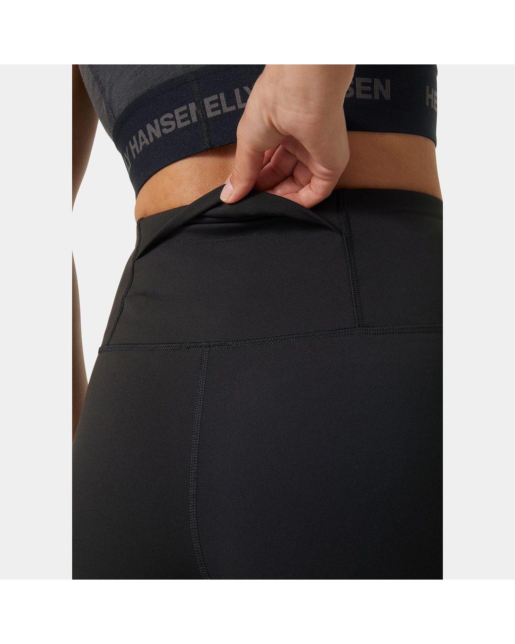 Helly Hansen Black Roam Short Trail Tights