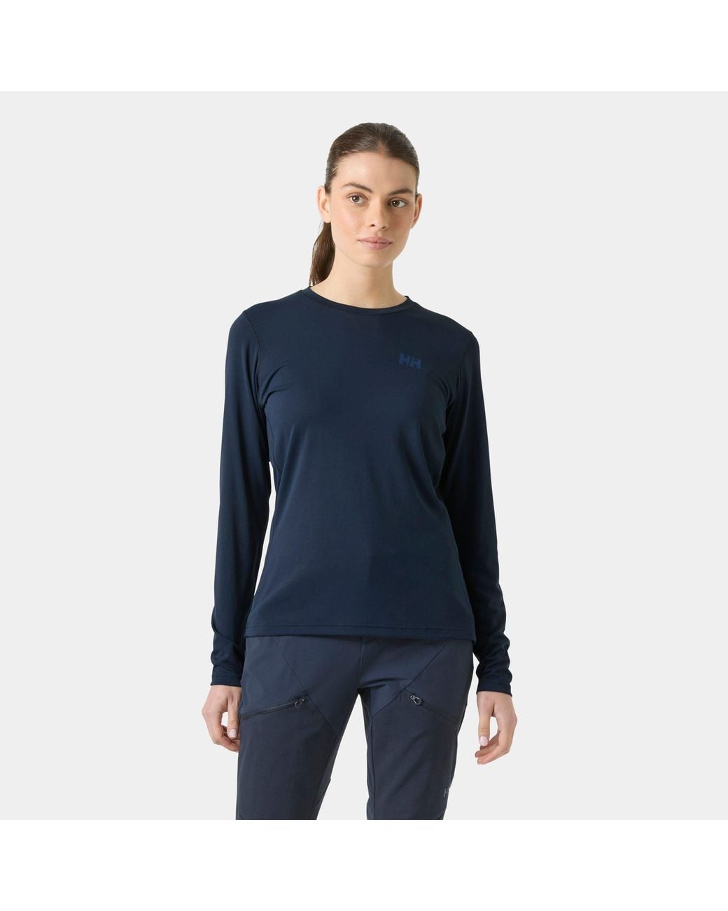 Helly Hansen Blue Lifa Active Solen Long Sleeve