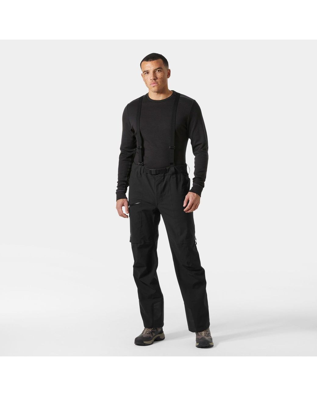 Helly Hansen Black Verglas Backcountry Ski Shell Trousers for men