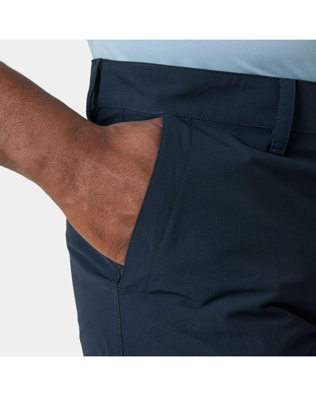 Helly Hansen Blue Quick-Dry Cargo Pants for men