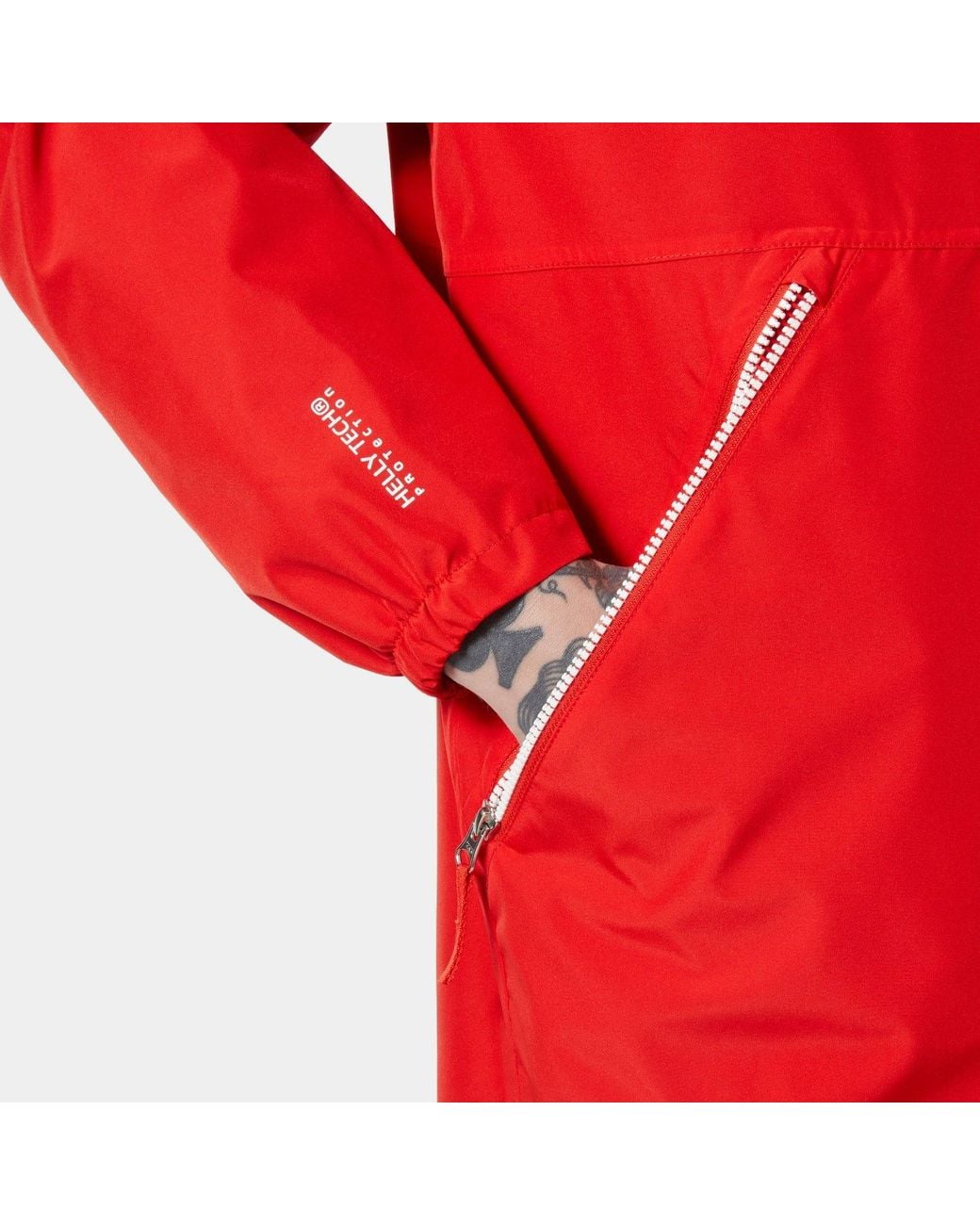Helly Hansen Red Sandoy Rain Jacket for men
