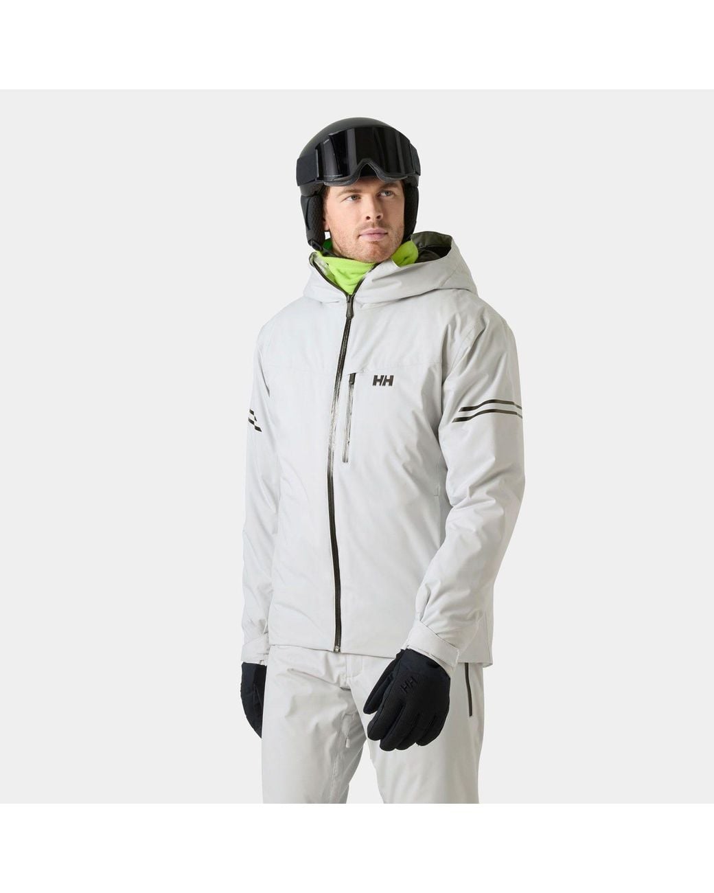 Helly Hansen Gray Swift Team Insulated Ski Jacket for men