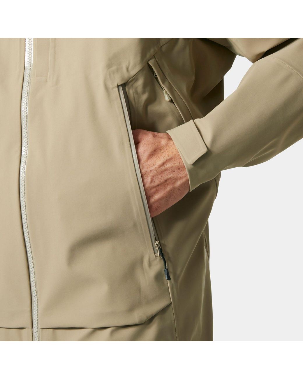 Helly Hansen Green Verglas Backcountry Ski Shell Jacket for men