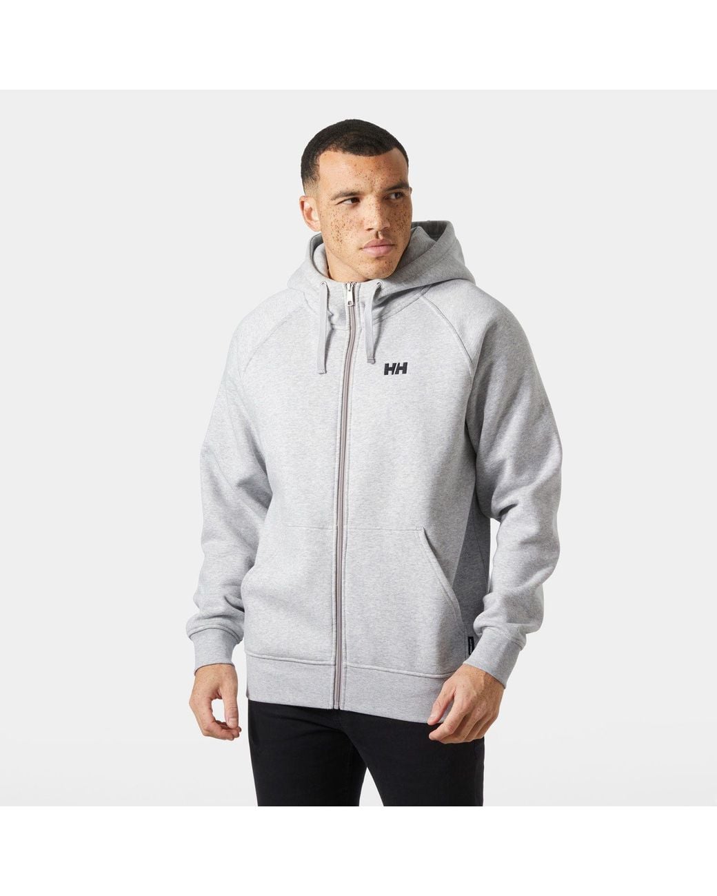 Elevate Full-Zip Felpa Con Cappuccio Nero di Helly Hansen in Black da Uomo