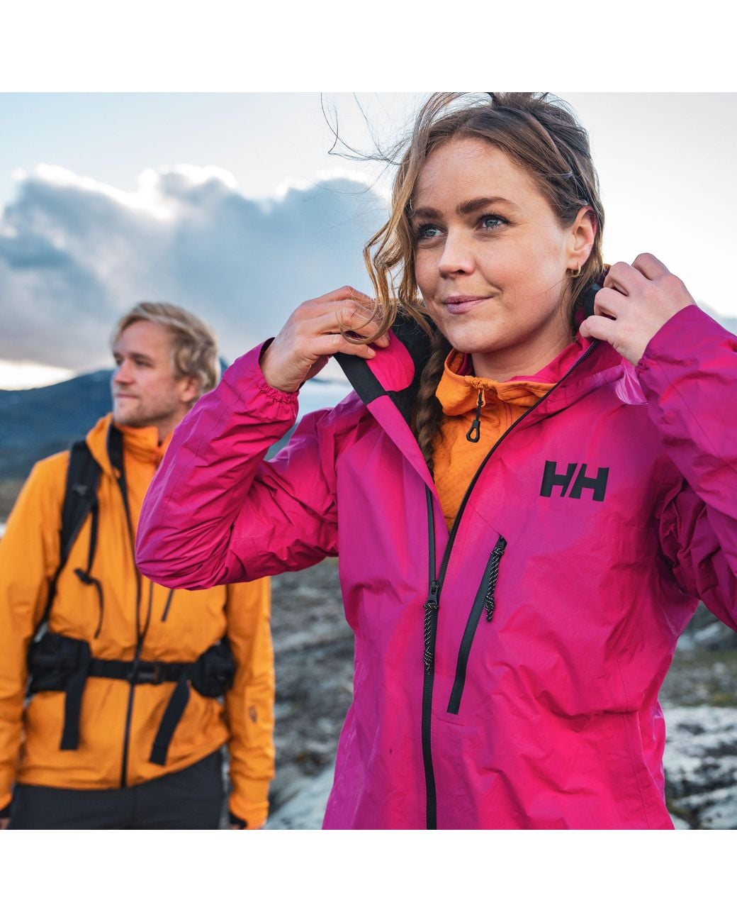 Helly Hansen Orange Odin Breeze Hooded Fleece