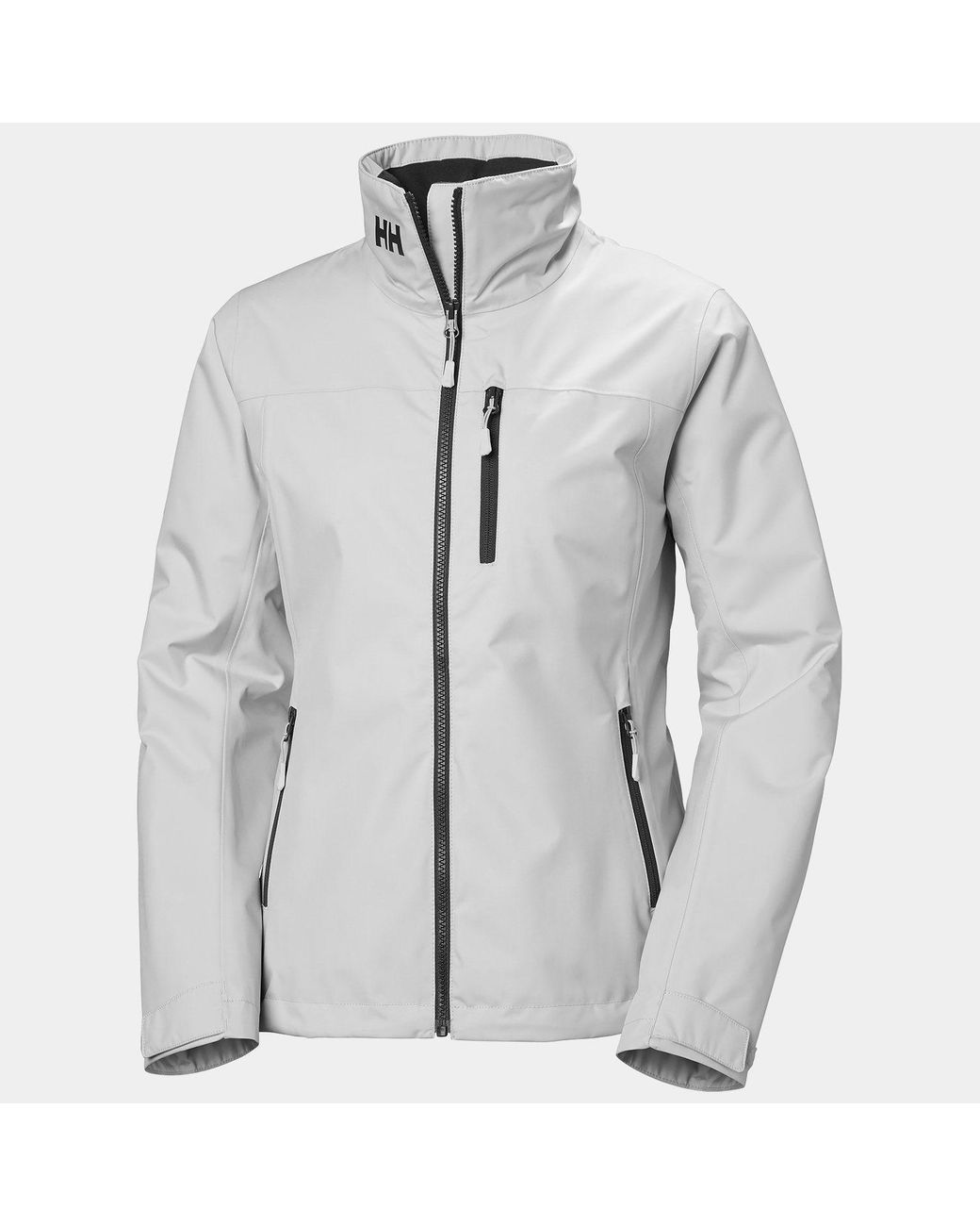 Helly Hansen Gray Damen Crew Midlayer-Segeljacke 2.0