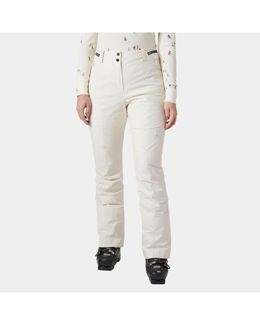 Helly Hansen White St. Moritz 2.0 Insulated Trousers Beige