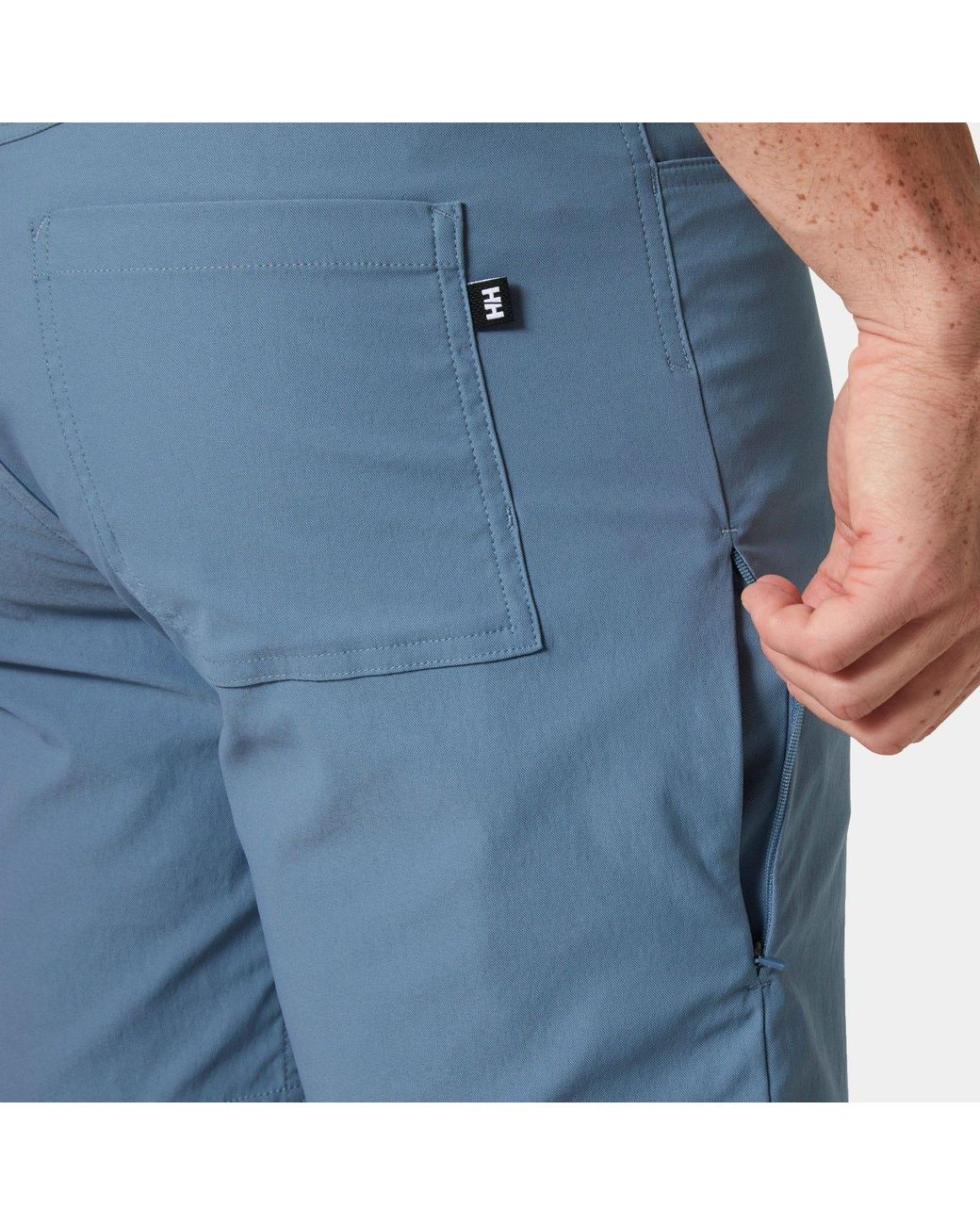 Helly Hansen Blue Holmen 5 Pocket Shorts Navy for men