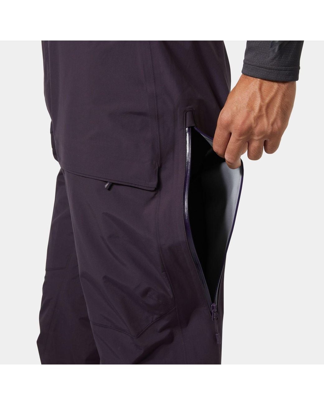 Helly Hansen Blue Sogn Bib Shell Ski Pants for men