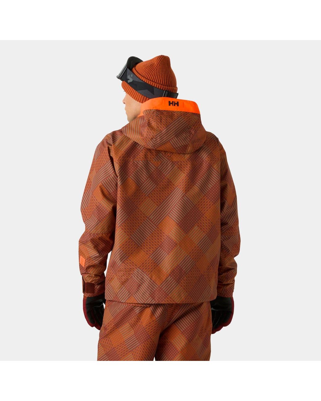 Helly Hansen Brown Emiko Shell Ski Jacket for men