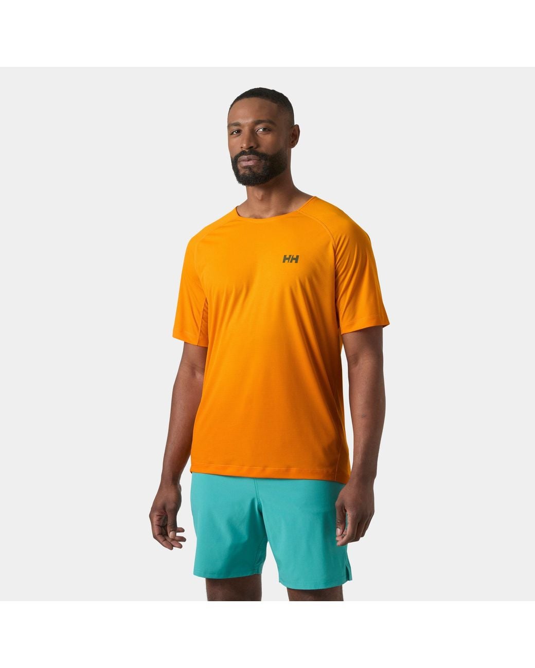 Helly Hansen Orange Trail Short Sleeve T-Shirt for men