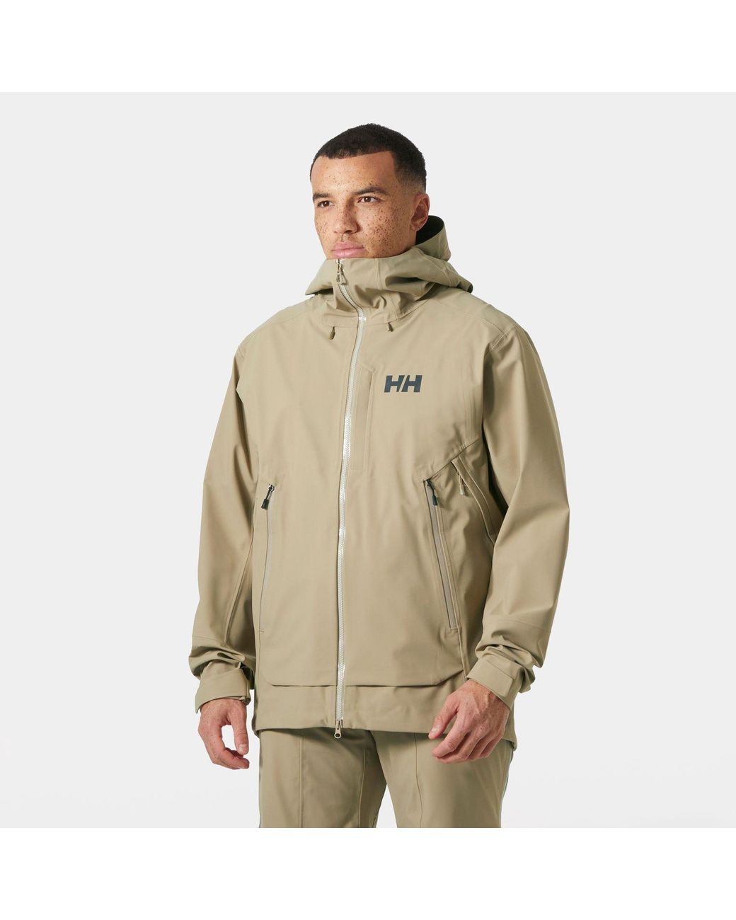 Helly Hansen Green Verglas Backcountry Ski Shell Jacket for men
