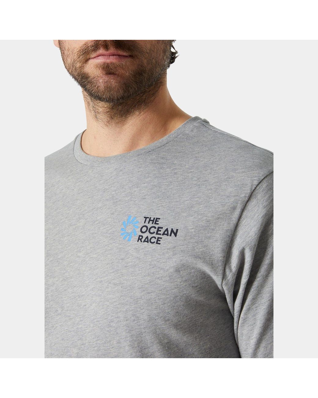 Helly Hansen Gray The Ocean Race T-Shirt for men
