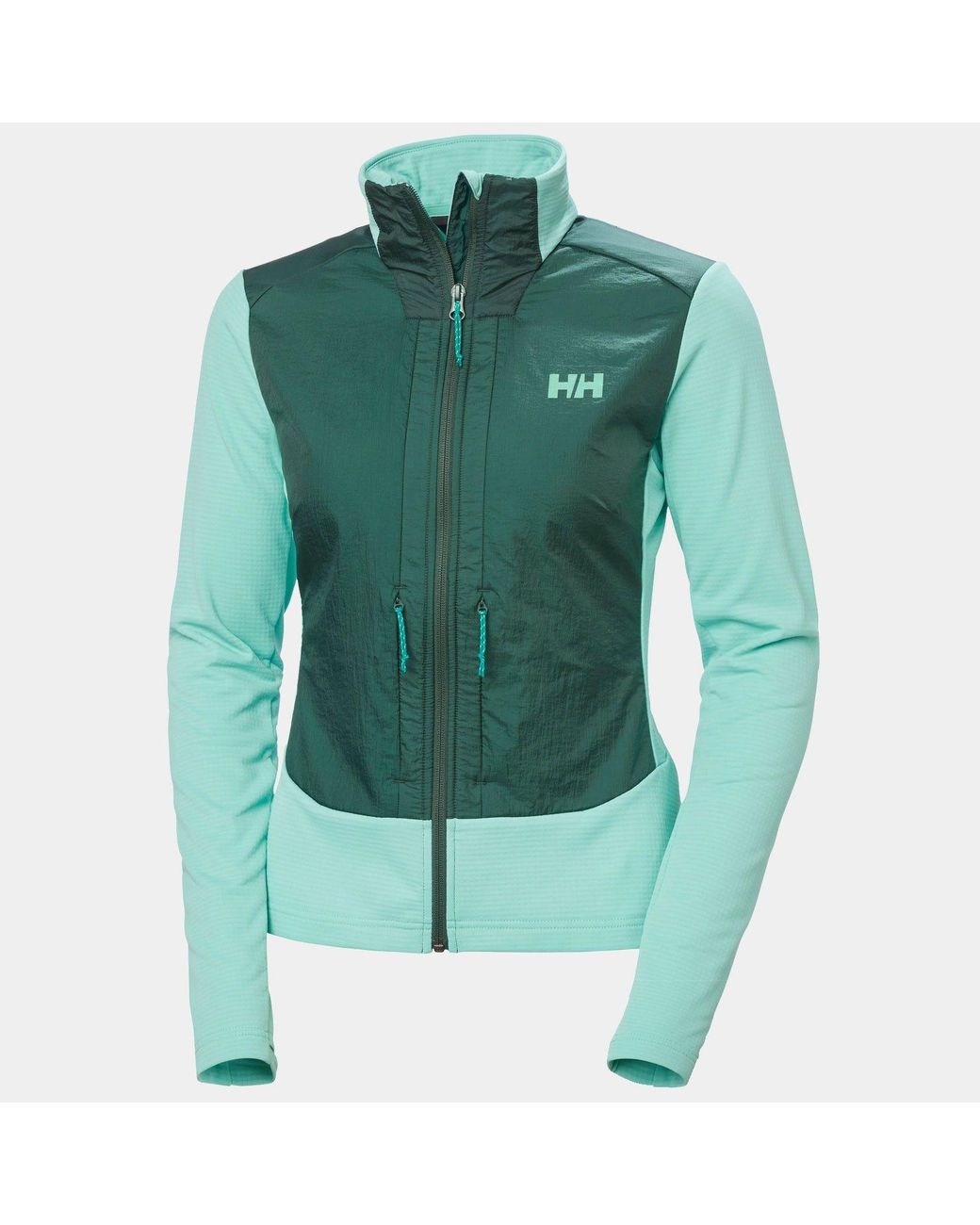 Helly Hansen Green Versalite Hybrid Fleece Jacket