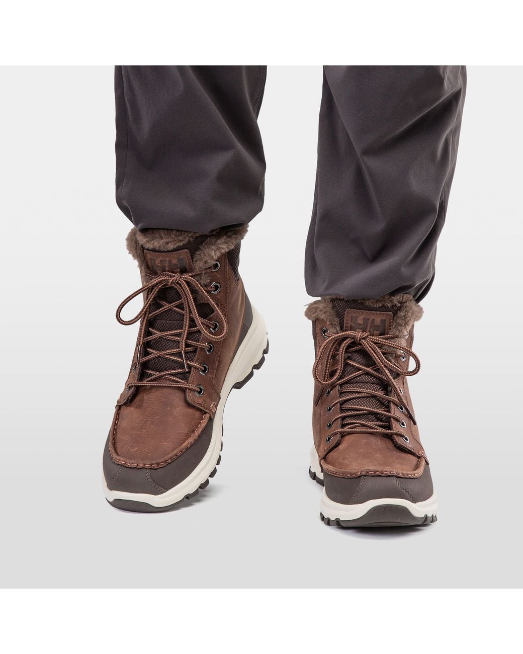 Helly Hansen Brown Garibaldi V3 Waterproof Leather Boots for men