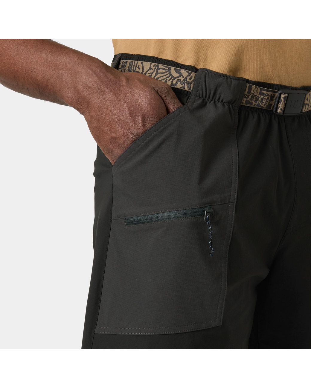 Helly Hansen Black Awe Relaxed Shorts for men
