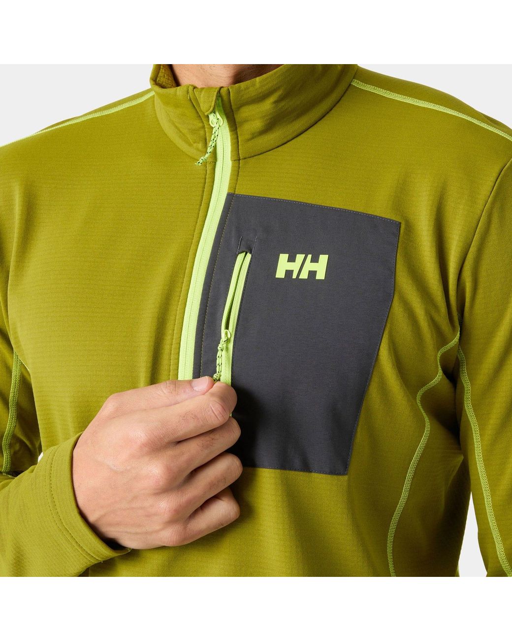 Helly Hansen Green Versalite Half-Zip Fleece for men
