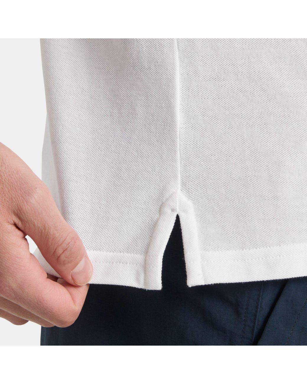 Helly Hansen White Messina Graphic Fitted Polo for men