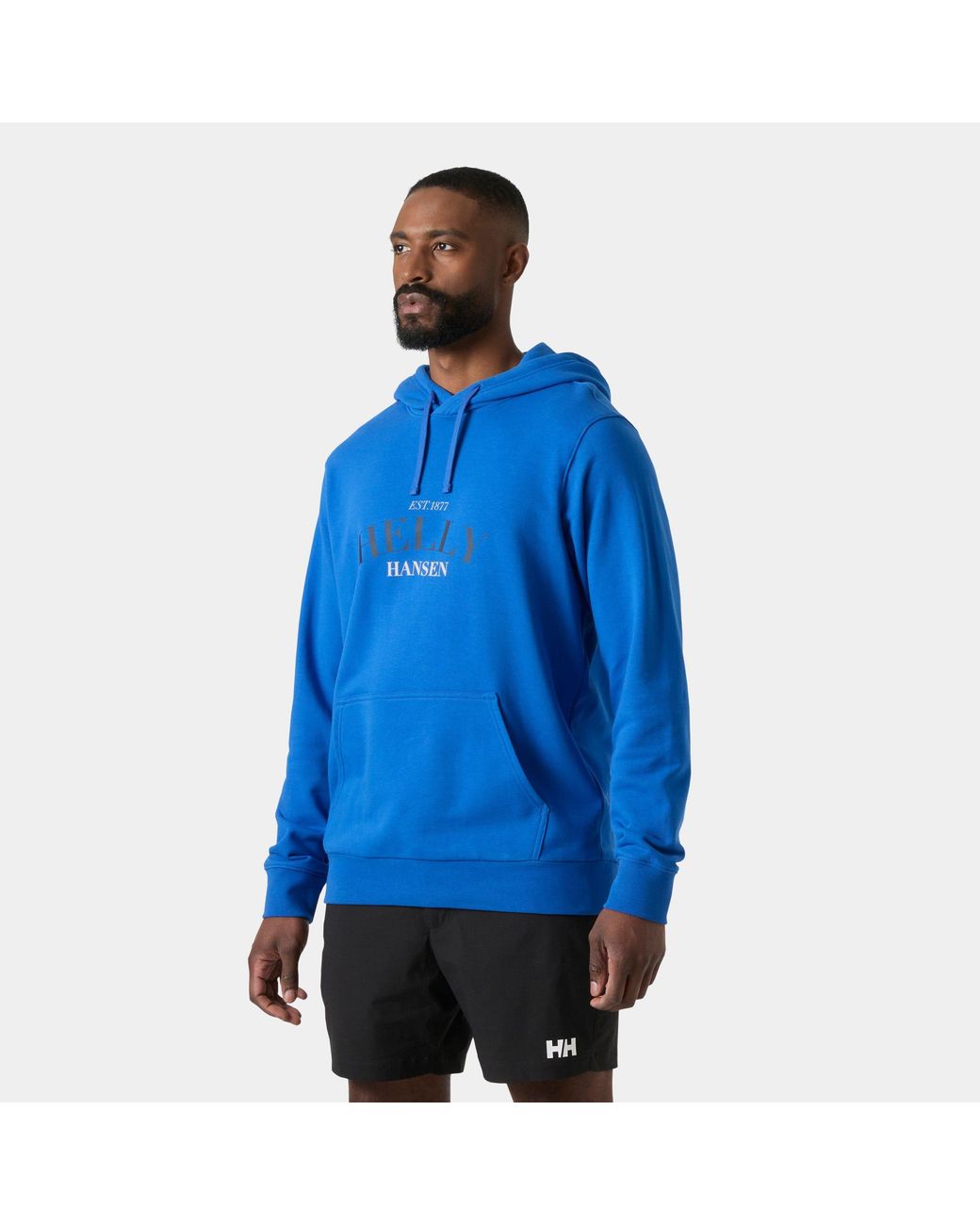 Helly Hansen Blue Core Graphic Hoodie for men