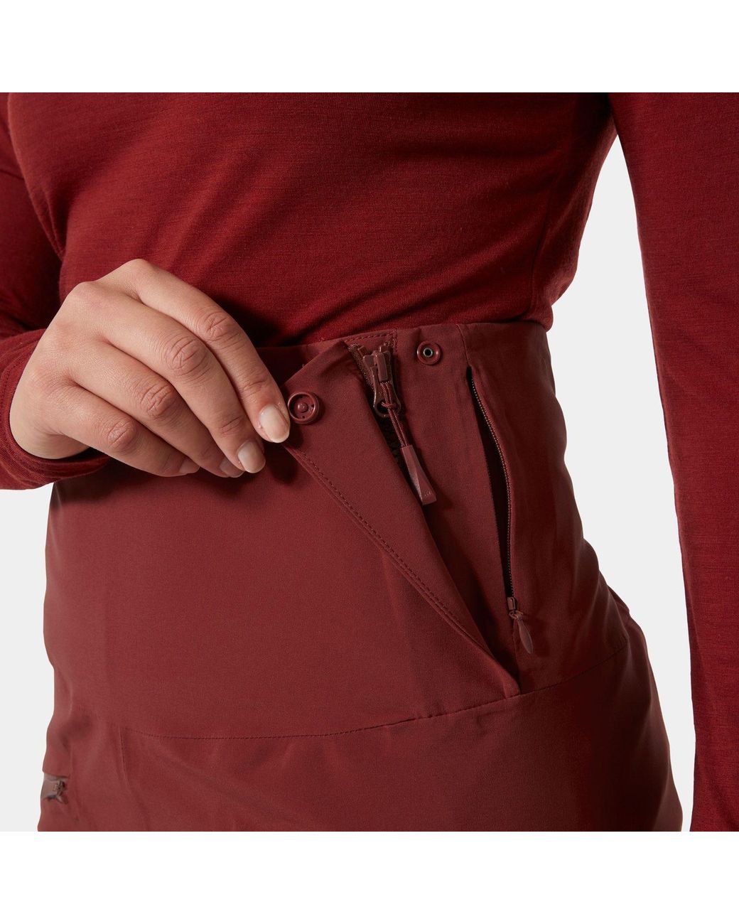 Helly Hansen Red Alphelia High Waist Insulated Pants for men