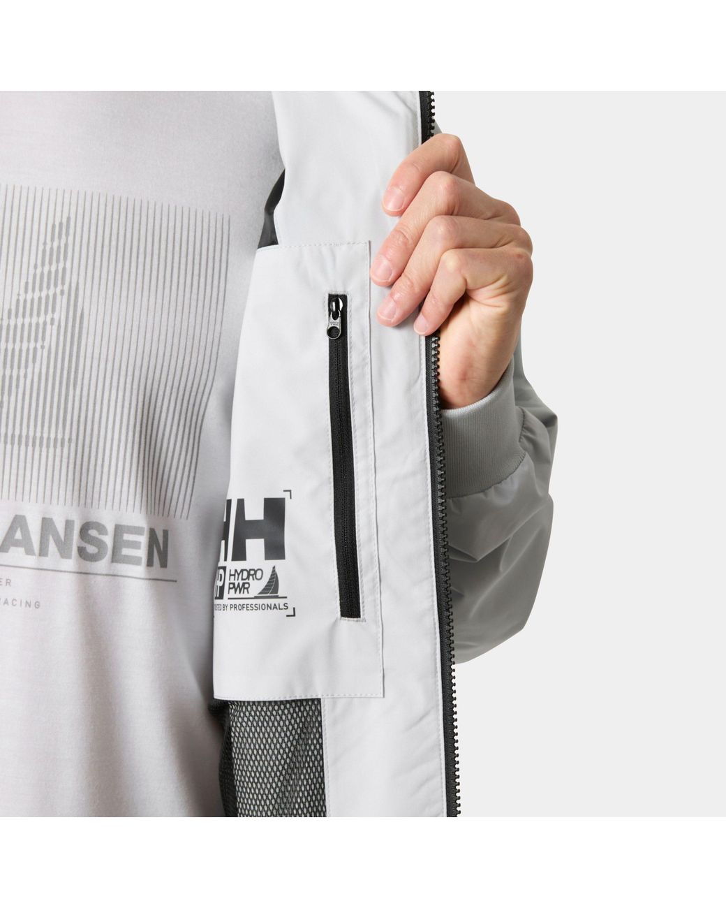 Helly Hansen Gray Hp Racing Bomber Jacket 3.0 for men