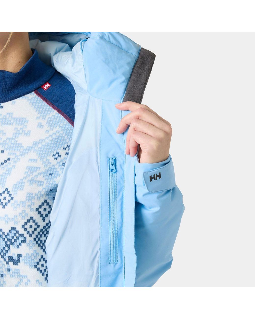 Nora Short Puffy Giacca Da Sci Blu di Helly Hansen in Blue