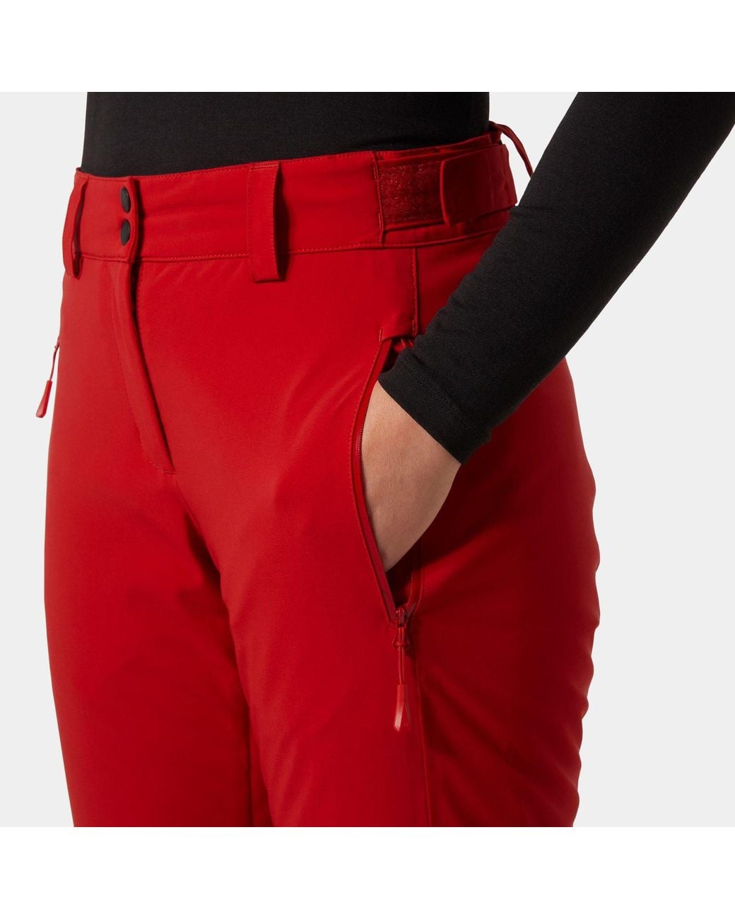 Helly Hansen Red Alphelia 2.0 Insulated Ski Trousers