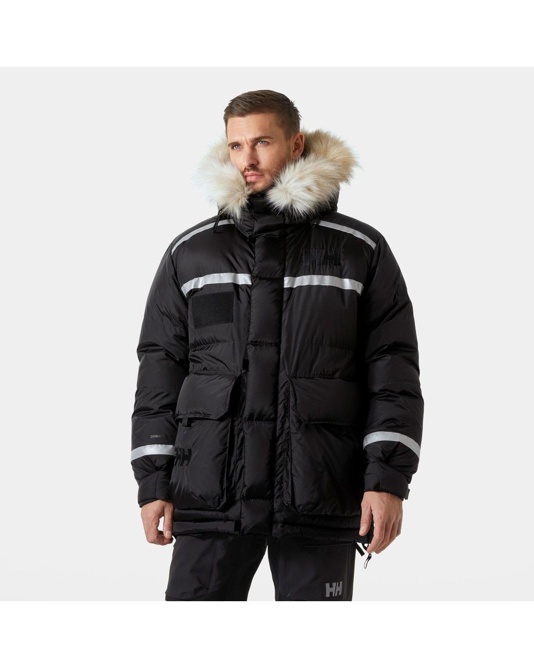 Helly Hansen Black Arctic Patrol Down Parka