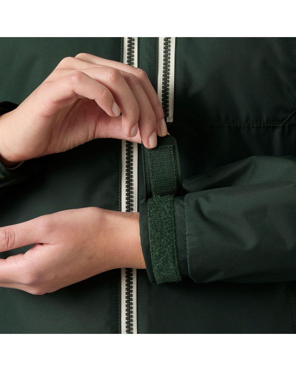 Helly Hansen Green Long Belfast Winter Insulated Jacket