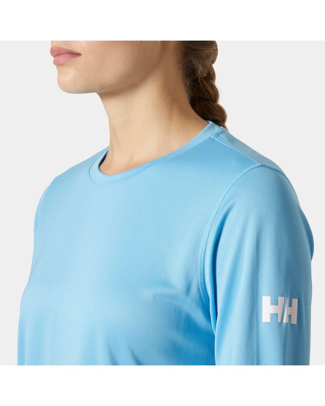 Helly Hansen Blue Tech Crew Long Sleeve 2.0