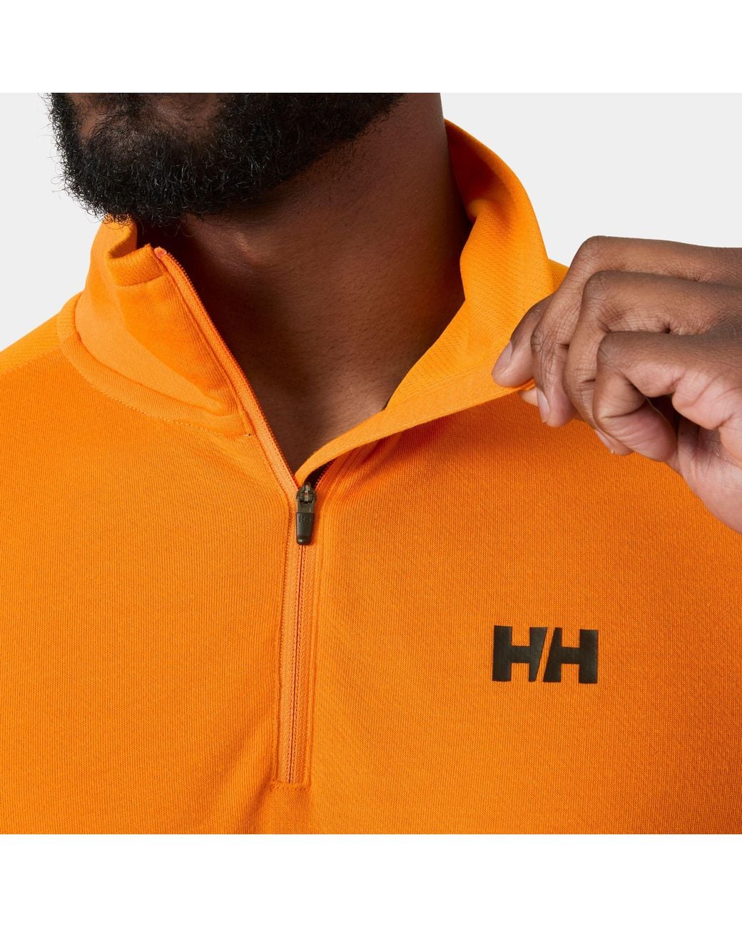 Helly Hansen Orange Hp Half-Zip Pullover 2.0 for men