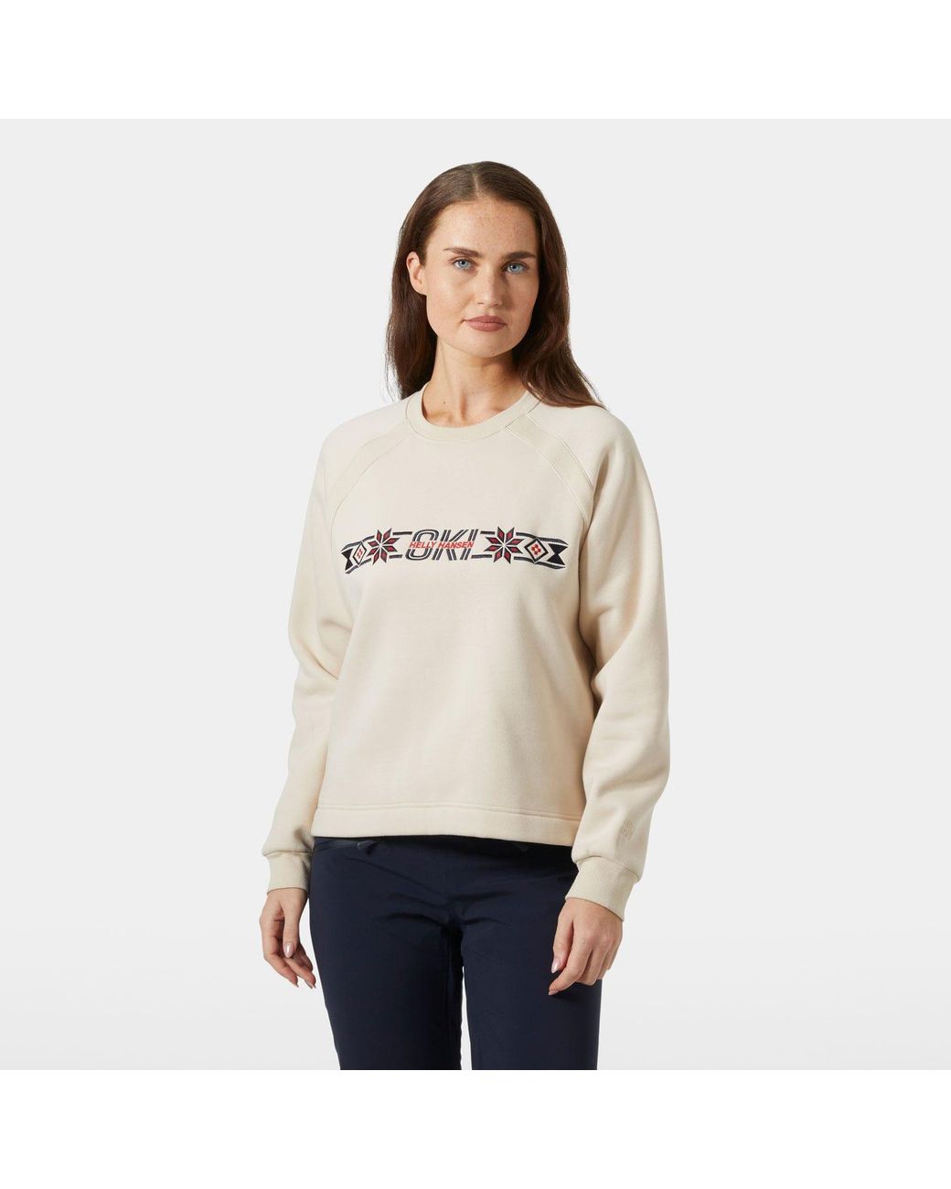 Bliss Felpa Bianco di Helly Hansen in Natural da Uomo