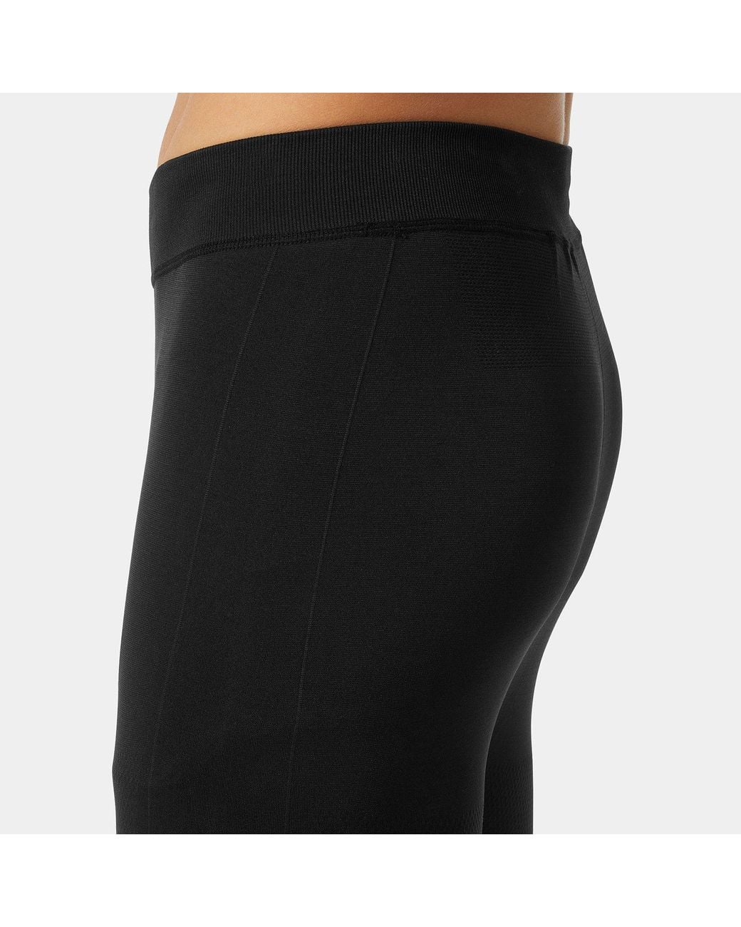 Helly Hansen Black Hh Lifa Seamless Racing 3/4 Length Pants for men