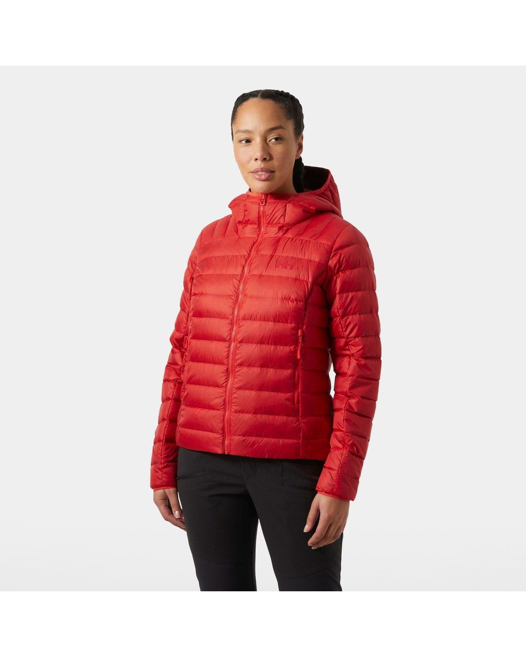 Helly Hansen Red Verglas Hooded Down Jacket 2.0