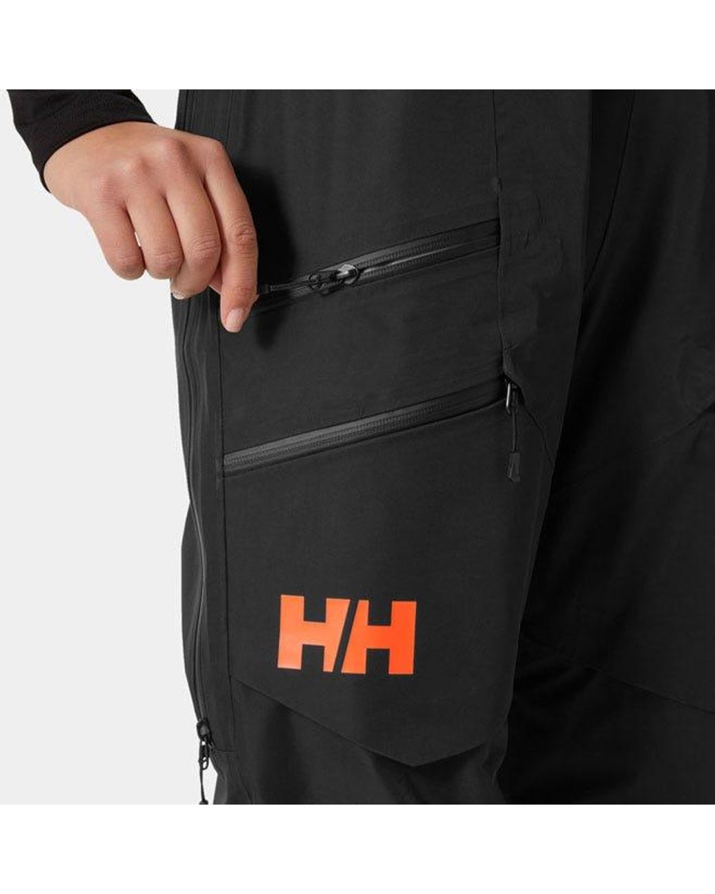Helly Hansen Black Elevation Infinity Shell Bib Ski Pants