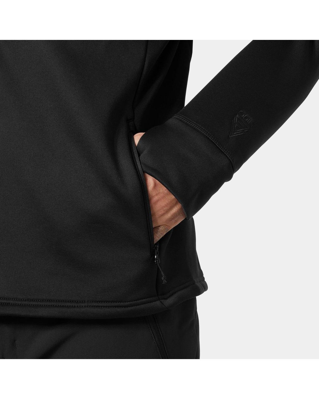 Helly Hansen Black Odin Thermal Pro Fleece Jacket for men