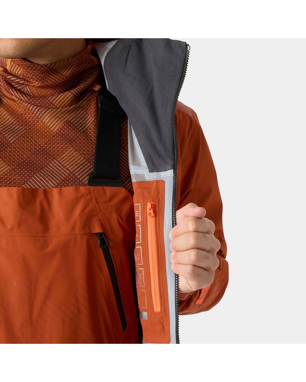 Helly Hansen Orange Ridge Infinity Shell Jacket 2.0 for men