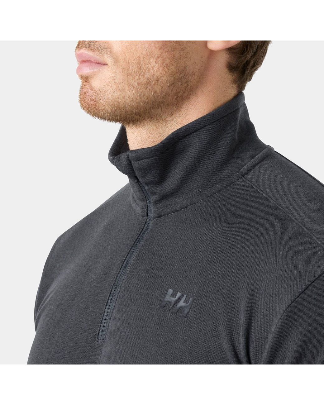 Hp 1/2 Zip Pullover Gris Helly Hansen pour homme en coloris Blue