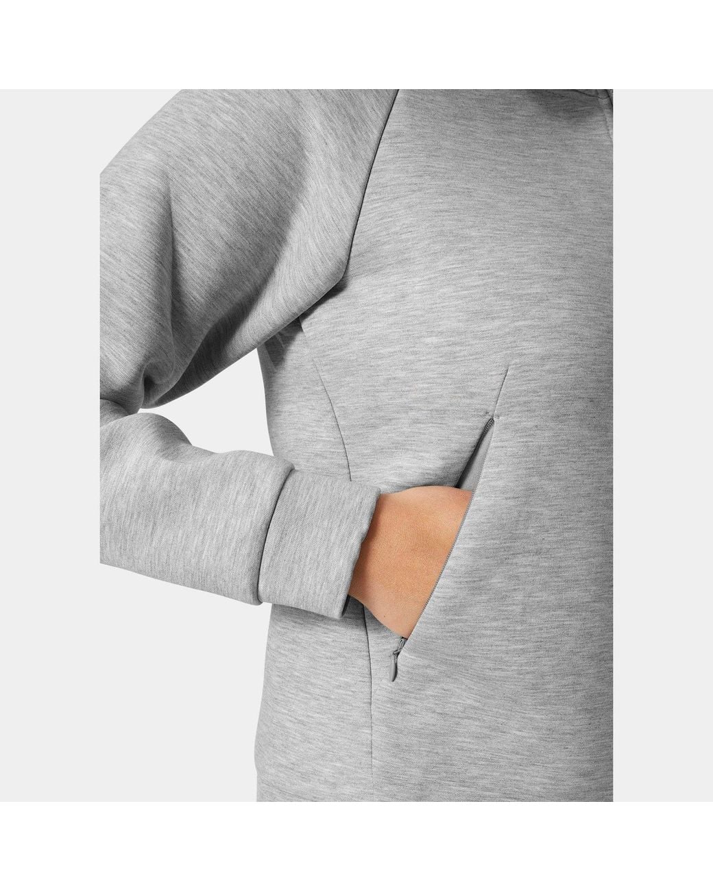 Helly Hansen Gray Hp Ocean Full-Zip Short Jacket