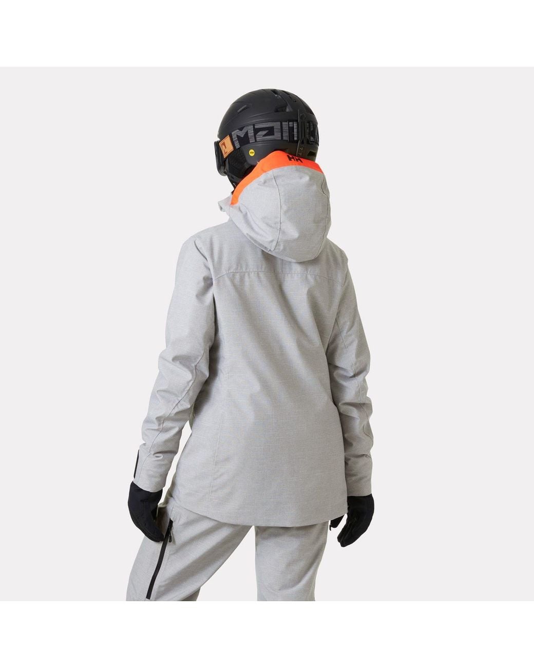 Helly Hansen Gray Powderqueen 3.0 Durable Ski Jacket