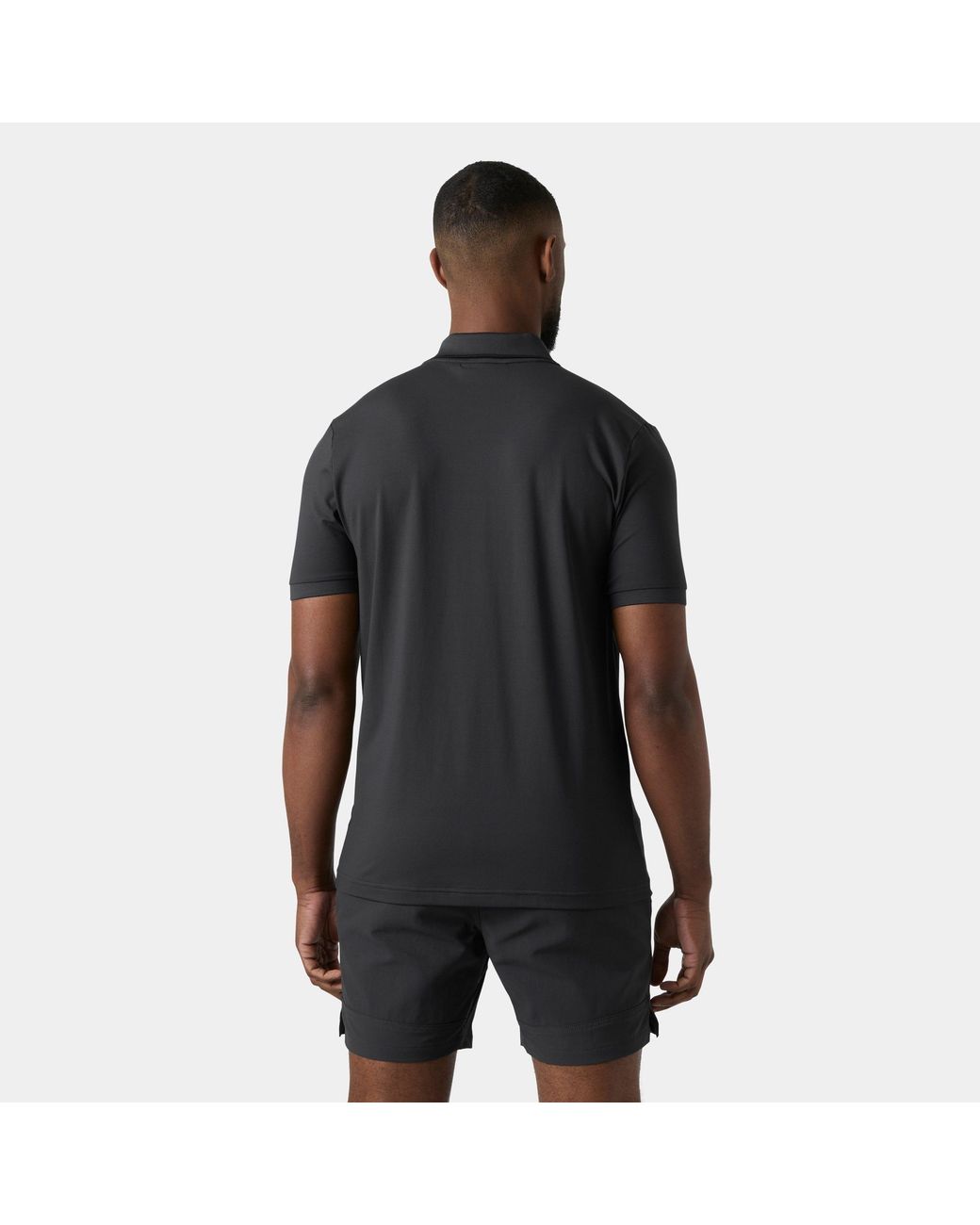 Hp Figari Polo Grigio di Helly Hansen in Black da Uomo