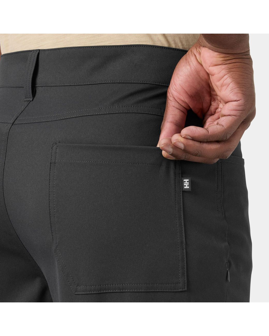 Helly Hansen Blue Holmen 5 Pocket Shorts for men