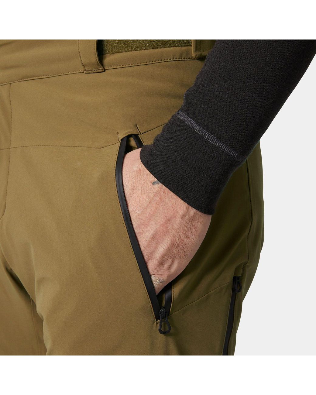 Alpha Lifaloft Insulated Ski Pants Marrone di Helly Hansen in Green