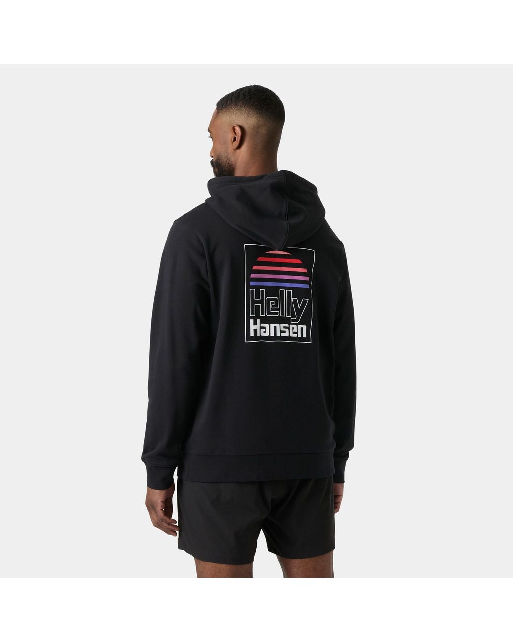 Helly Hansen Black Core Graphic Hoodie for men
