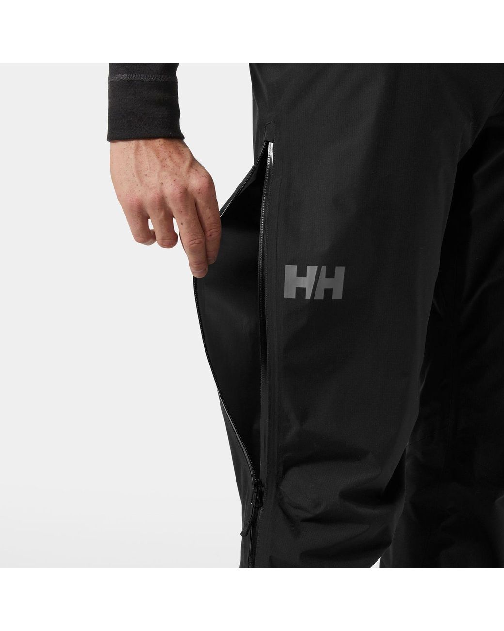 Helly Hansen Black Verglas Infinity 3-Layer Trousers for men