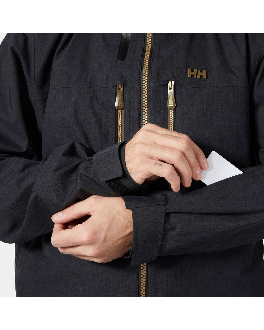 Helly Hansen Black Atlas Infinity H2Flow Shell for men