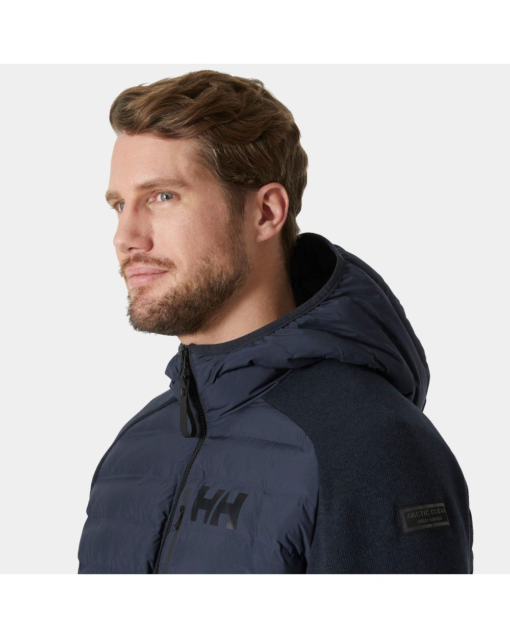 Helly Hansen Blue Arctic Ocean Hybrid Insulator Jacket for men